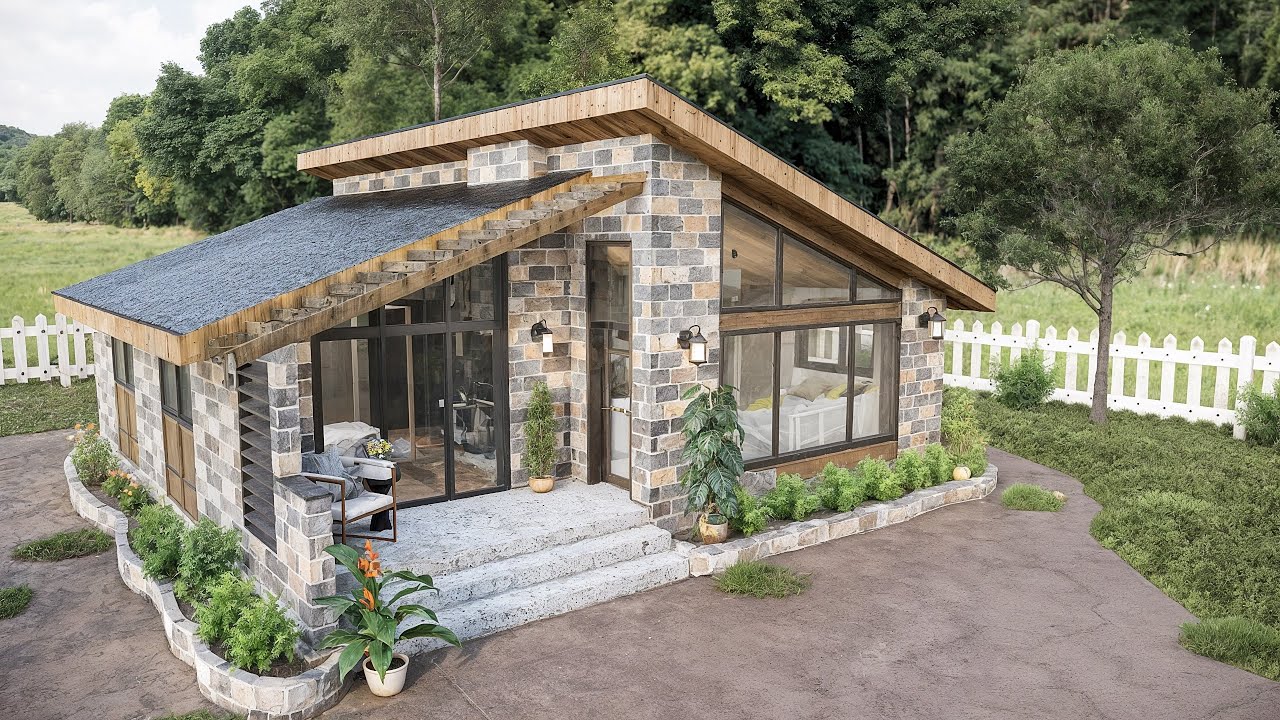 1-Bedroom Tiny House | Rustic Warmth Meets Contemporary Style