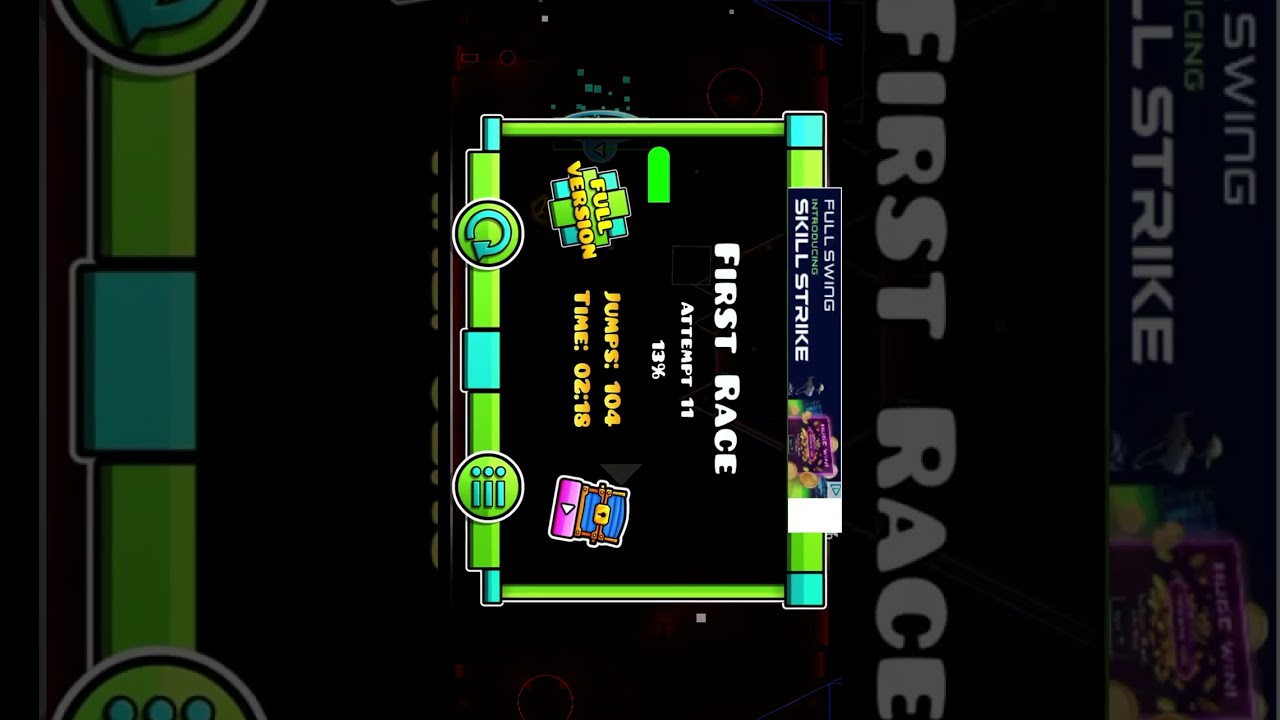 trying to beat a level