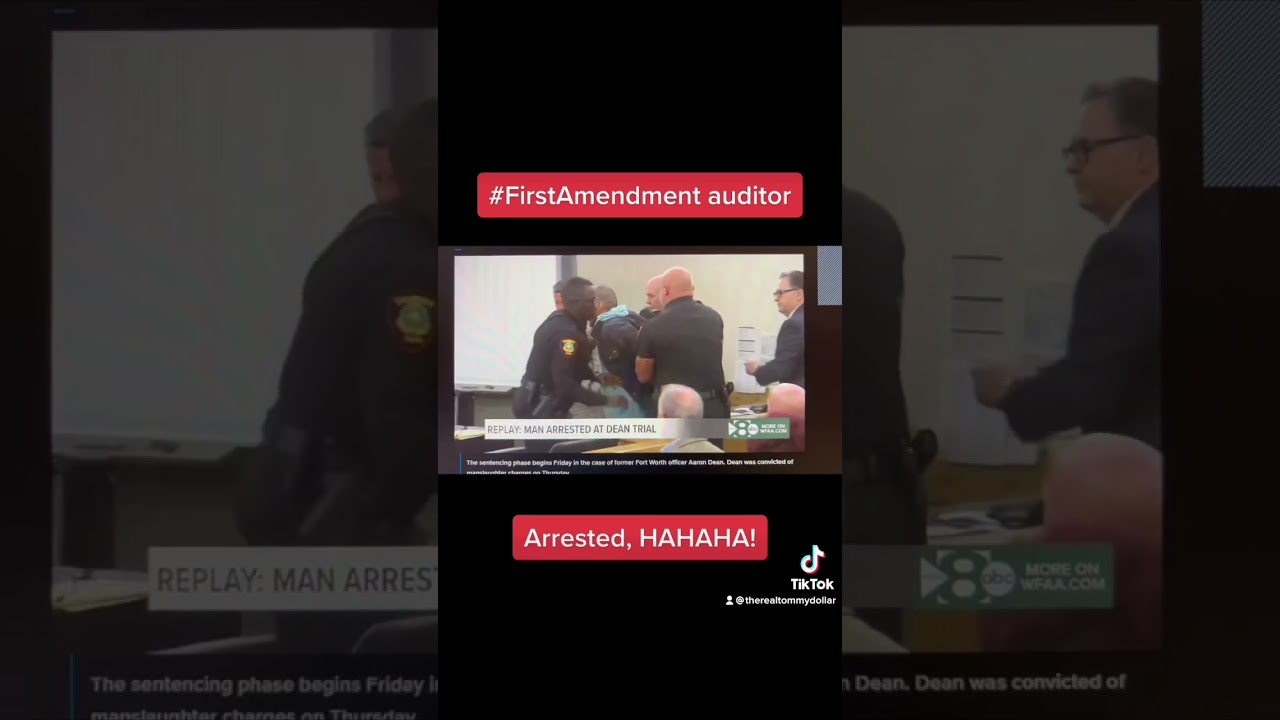 #Firstamendment Frauditor arrested in court #police #TikTok