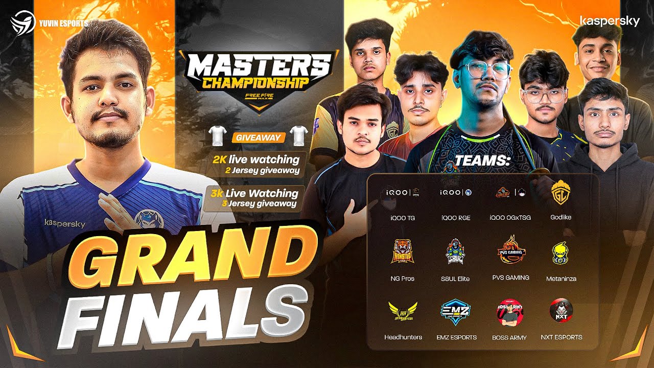 Grand Finale ft.TG, S8UL, TSGxOG, GODL, NGPROS, NXT, MNZ, HH, PVS & More| FFM Masters Championship🏆