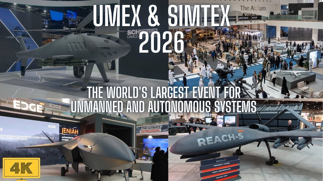 INSIDE THE FUTURE OF WAR & ROBOTICS! 🤖 UMEX & SimTEX 2026 Abu Dhabi Full Tour | 4K