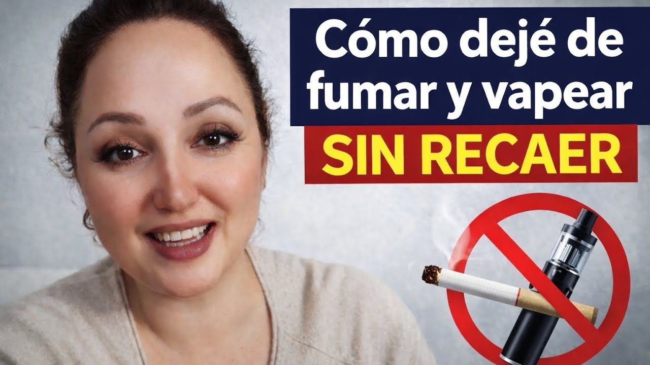 Cómo dejé de fumar y vapear y NO RECAÍ | mi experiencia real