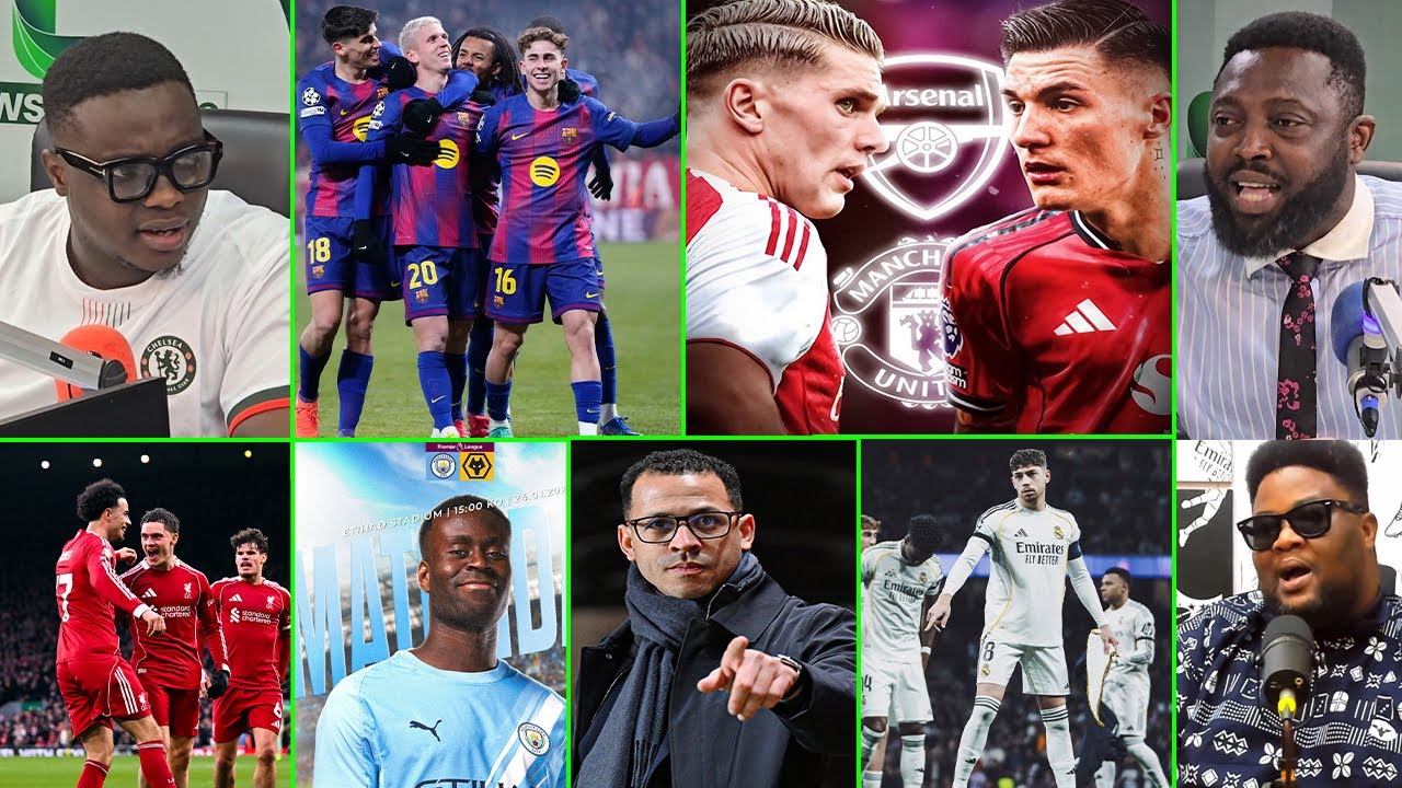 BARCA NEEDS TO DO 3..ARSENAL VS MAN UTD, CHELSEA-PALACE, MANCITY, MADRID VILLAREAL, LIVERPOOL AND..