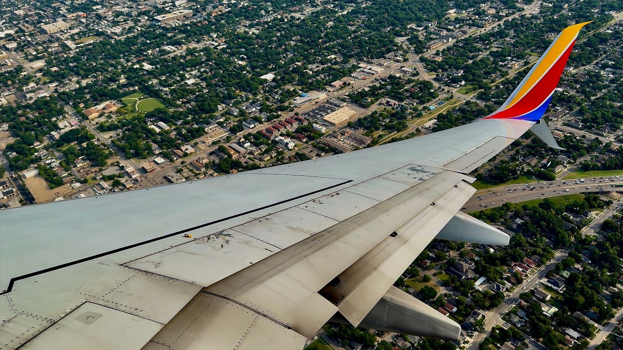 [4K] – Full Flight – Southwest Airlines – Boeing 737-8H4 – TUL-DAL – N8602F – WN2177 – IFS 1073