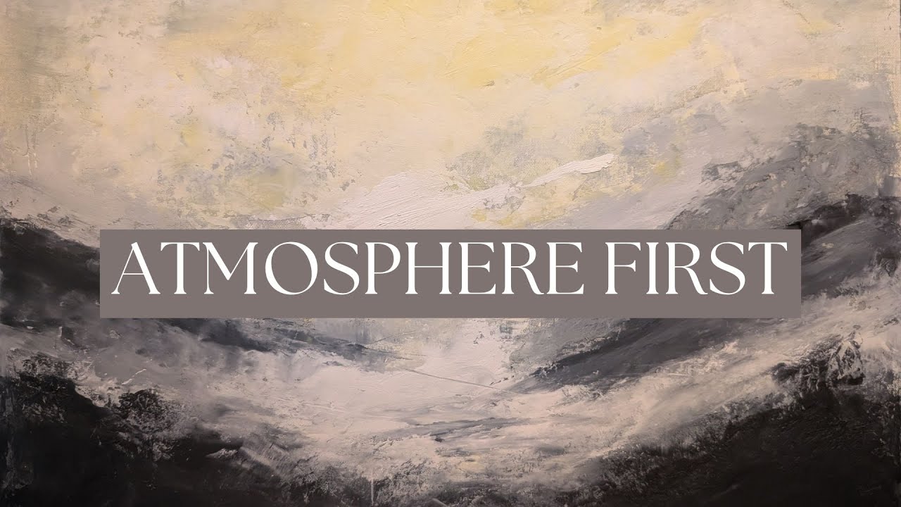 Atmosphere First | Abstract Landscape in Oils & Cold Wax Medium