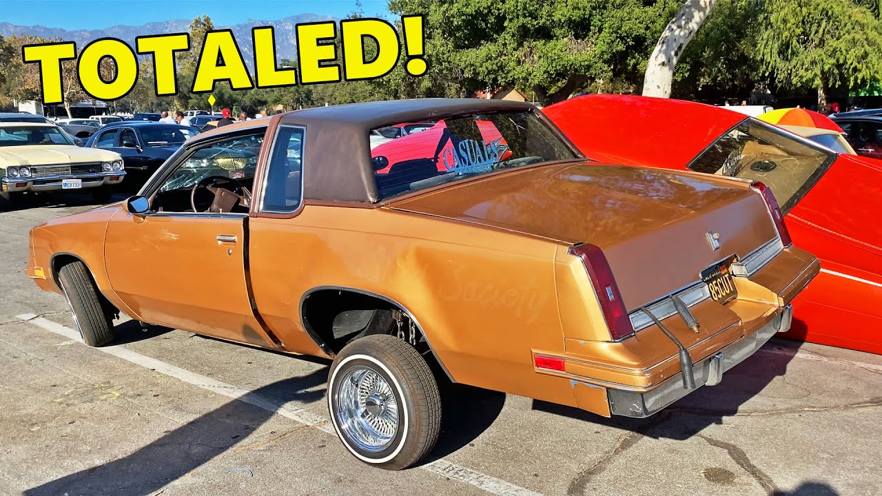 Hopping Lowrider BREAKS FRAME! Classic Car Cruise