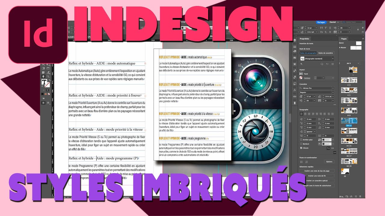 Indesign - Astuces - Styles imbriqués