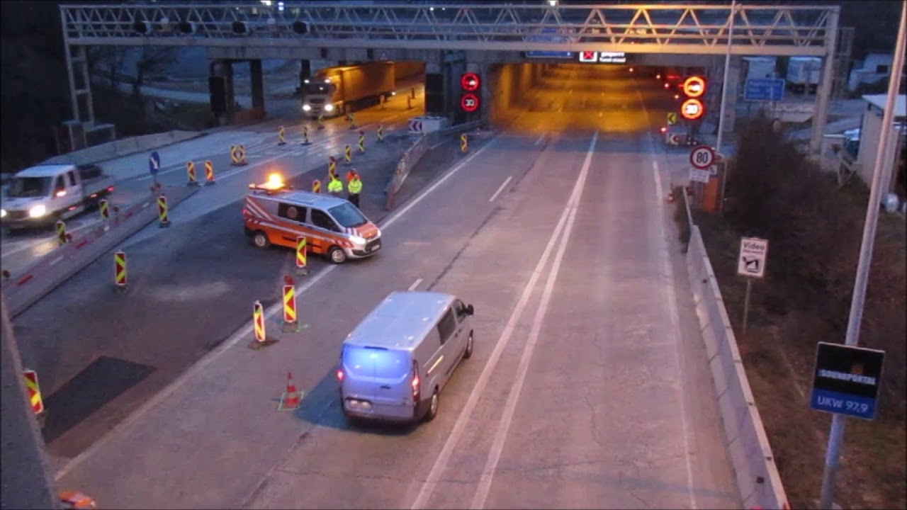 Einrichtung Gegenverkehr Plabutschtunnel