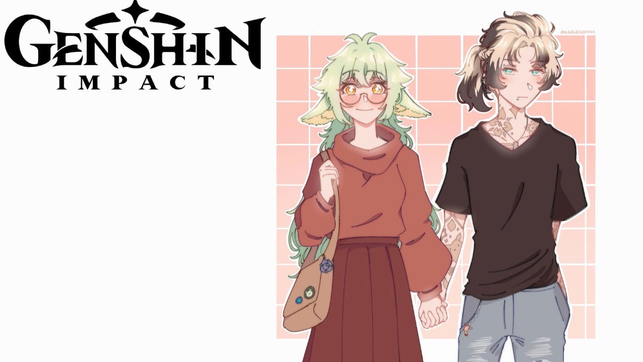 Sucrose and Albedo as College Kids - Mordern College AU Part 1 (Genshin Impact Comic Dub)