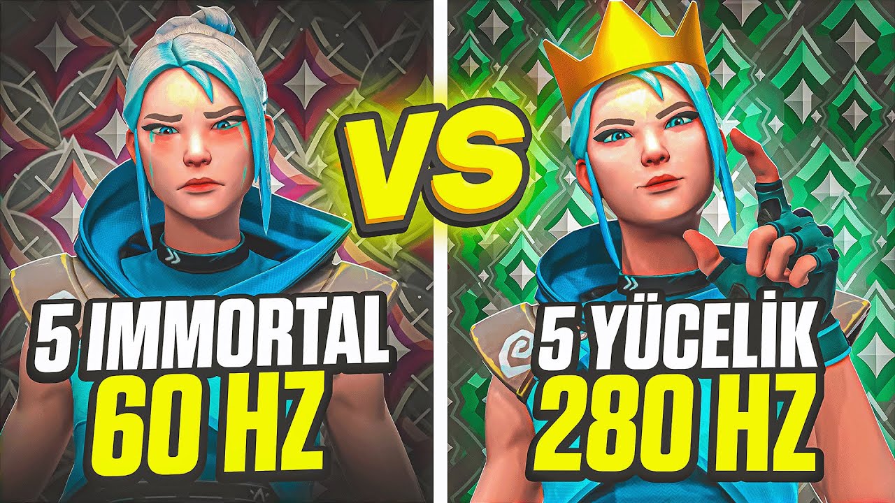 5 IMMORTAL 60HZ vs 5 YÜCELİK 280HZ (KİM KAZANDI?)