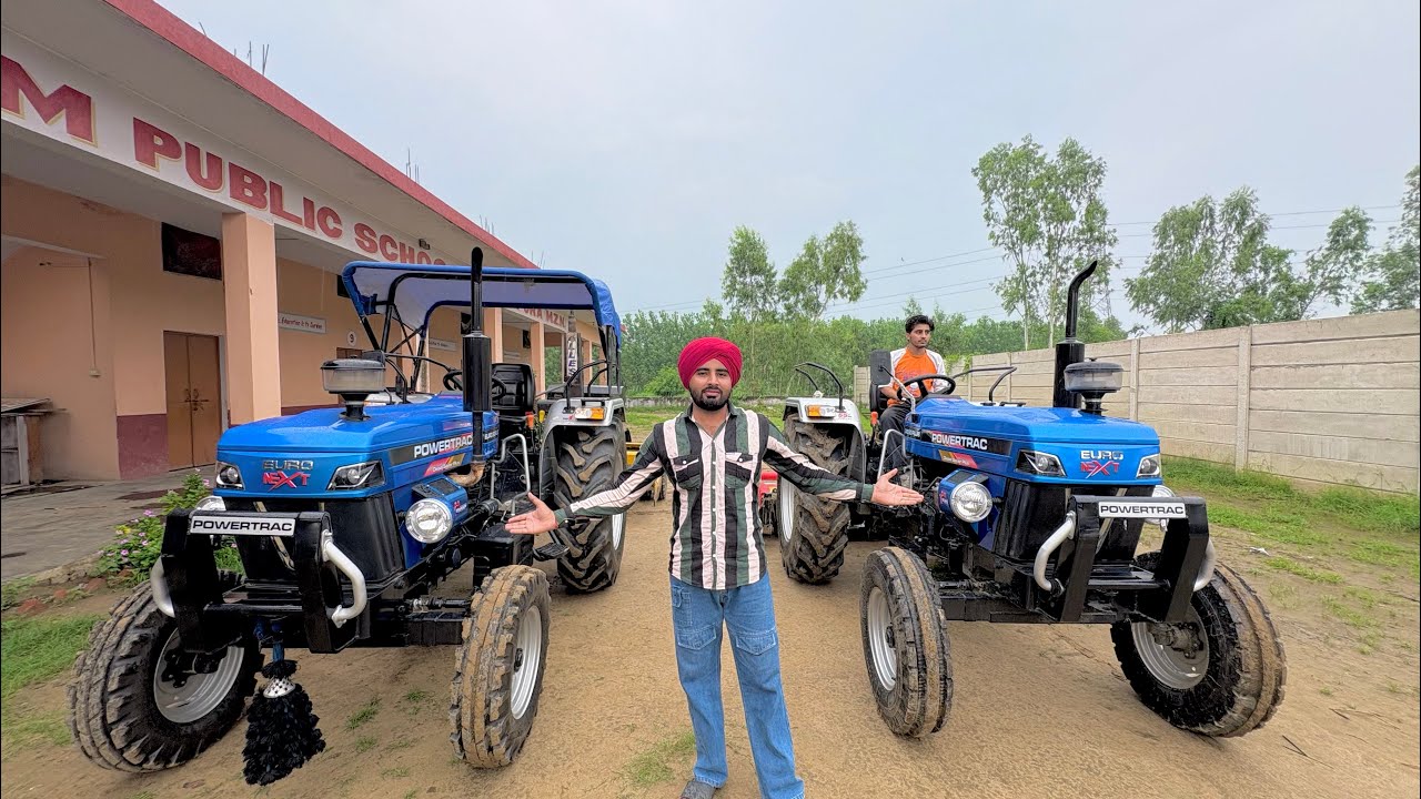 Today review Powertrac euro 52,55 difference and power please watching this video 