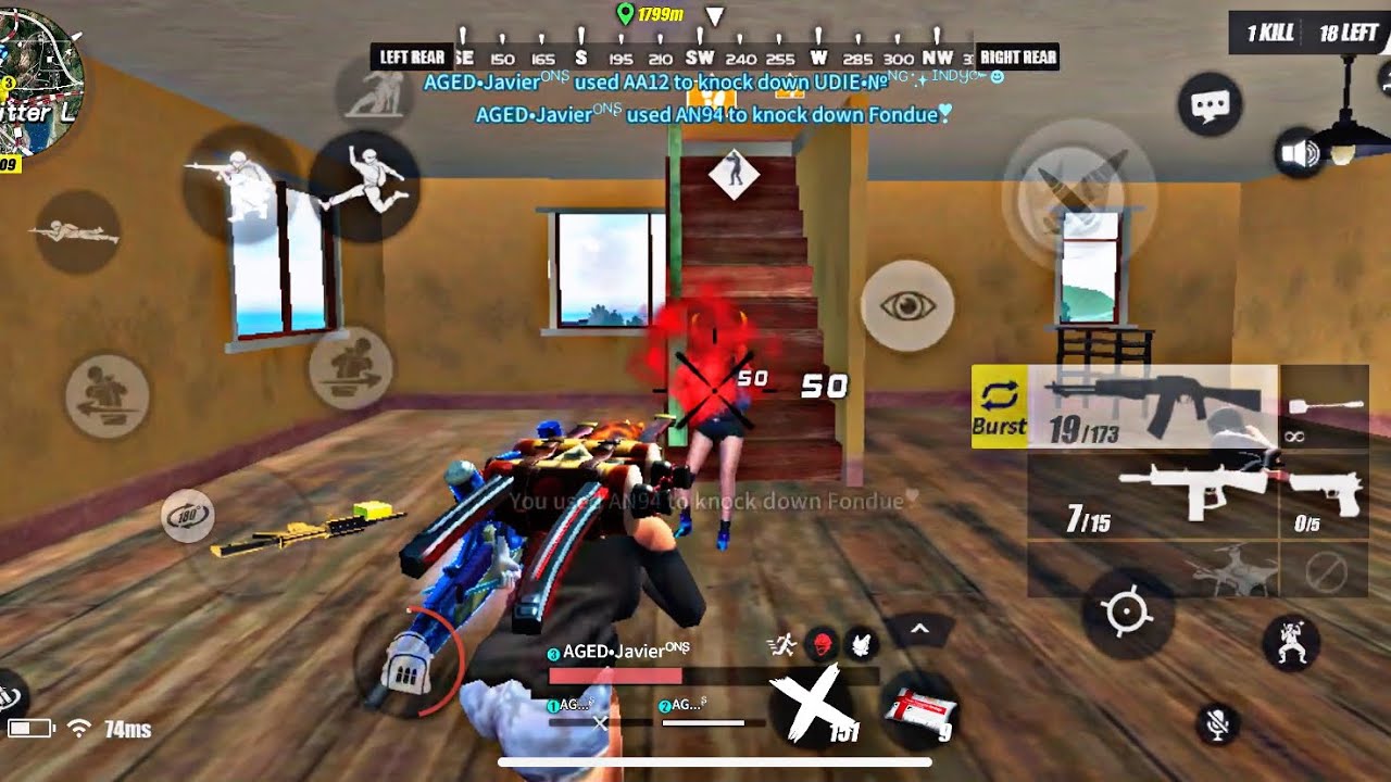 ROS: Destroying Teams / Rules of Survival Mobile
