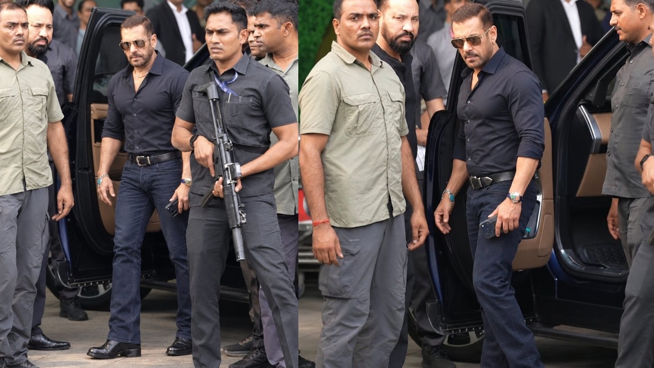 Salman Khan With High Security Spotted At Mumbai Private Airport | Salman Khan 😍🔥
