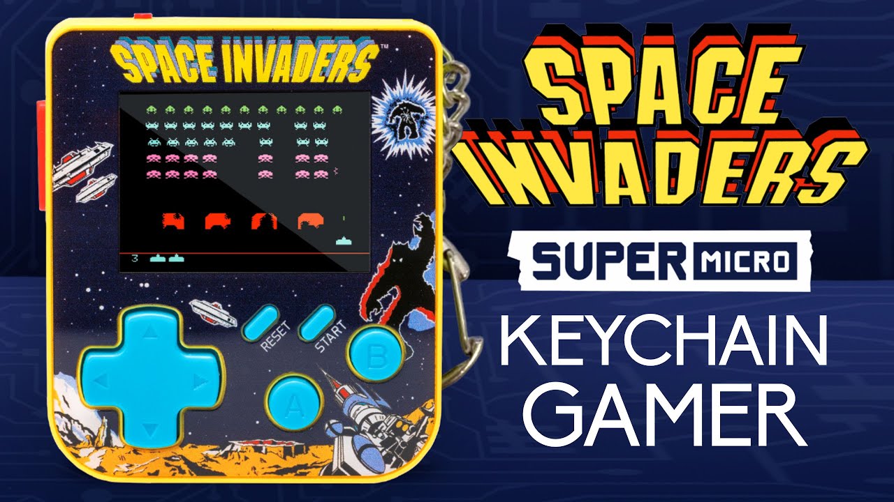 Новый микробрелок SPACE INVADERS для геймеров | Классика Taito на ходу!
