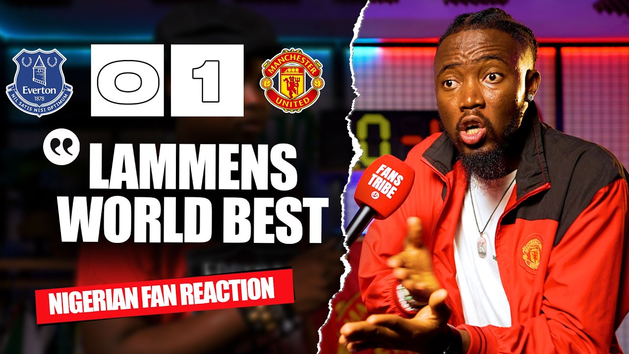 EVERTON 0-1 MANCHESTER UNITED (Kurotams - NIGERIAN FAN REACTION) - Premier League 2025/2026