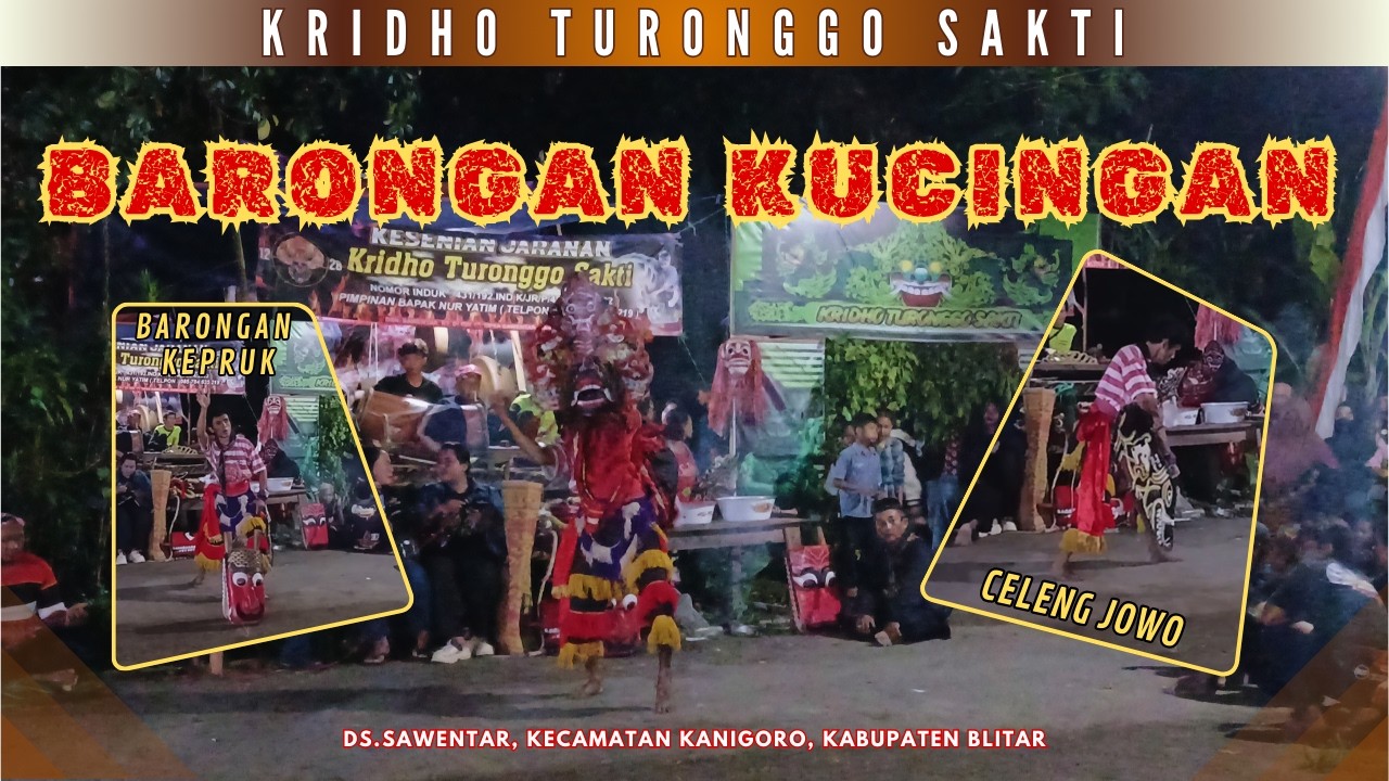 Barongan Kucingan Senior Putra Kridho Turonggo Sakti | Barongan Kepruk | Celeng Jowo