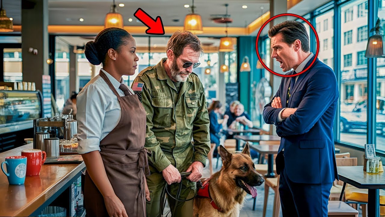 Black Manager Defends a Veteran’s Dog, Gets Fired — What Happens Next Stuns the Café