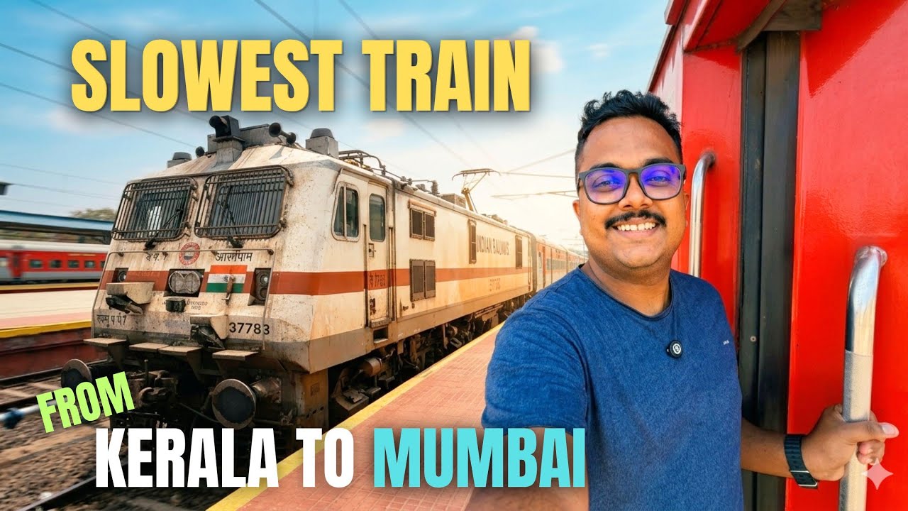 Kerala to Mumbai by the Slowest Train 😳 38 Hours in 2AC | Thiruvananthapuram &ndash; Mumbai CSMT Express
