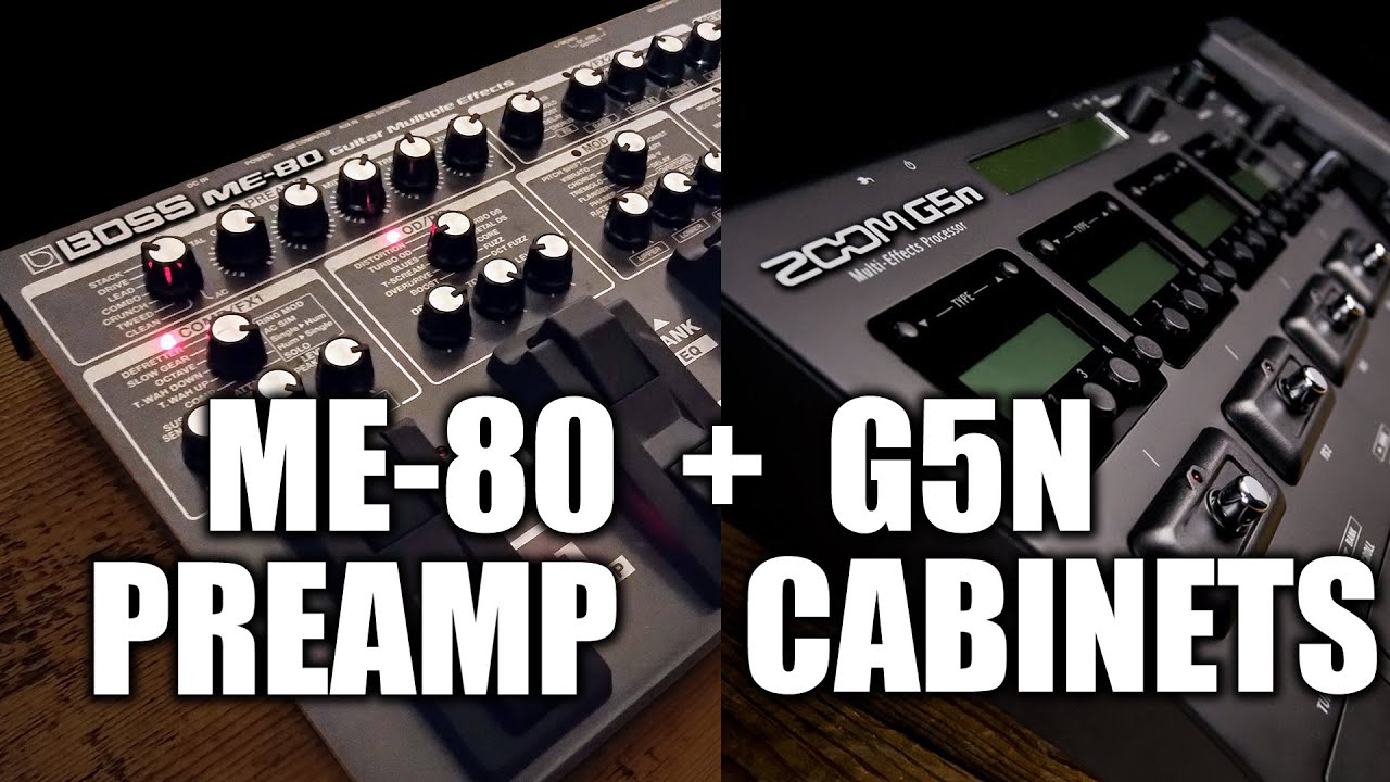 Boss ME-80 (PREAMP) + Zoom G5n (Cabinets) | Luigi Piovesan
