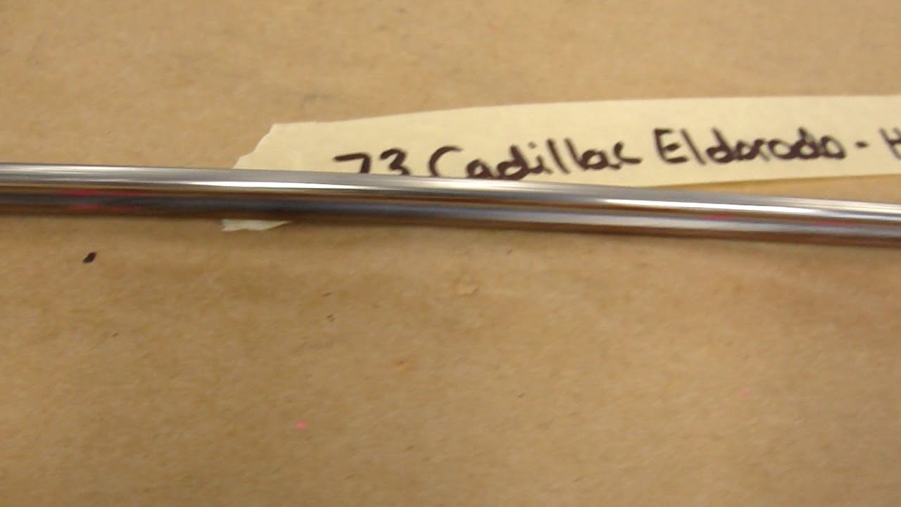 73 Cadillac Eldorado CENTER HOOD SPEAR TRIM MOLDING