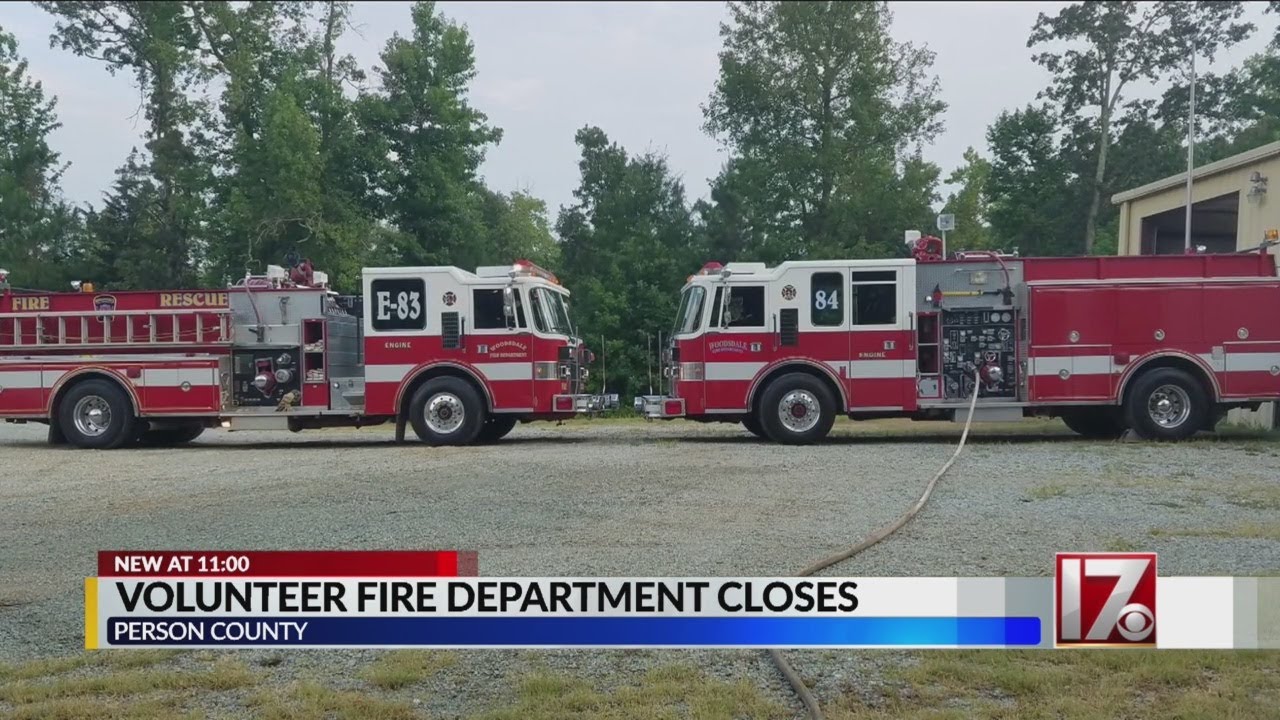 Volunteer fire dept. in Person County shuts down after failing inspection
