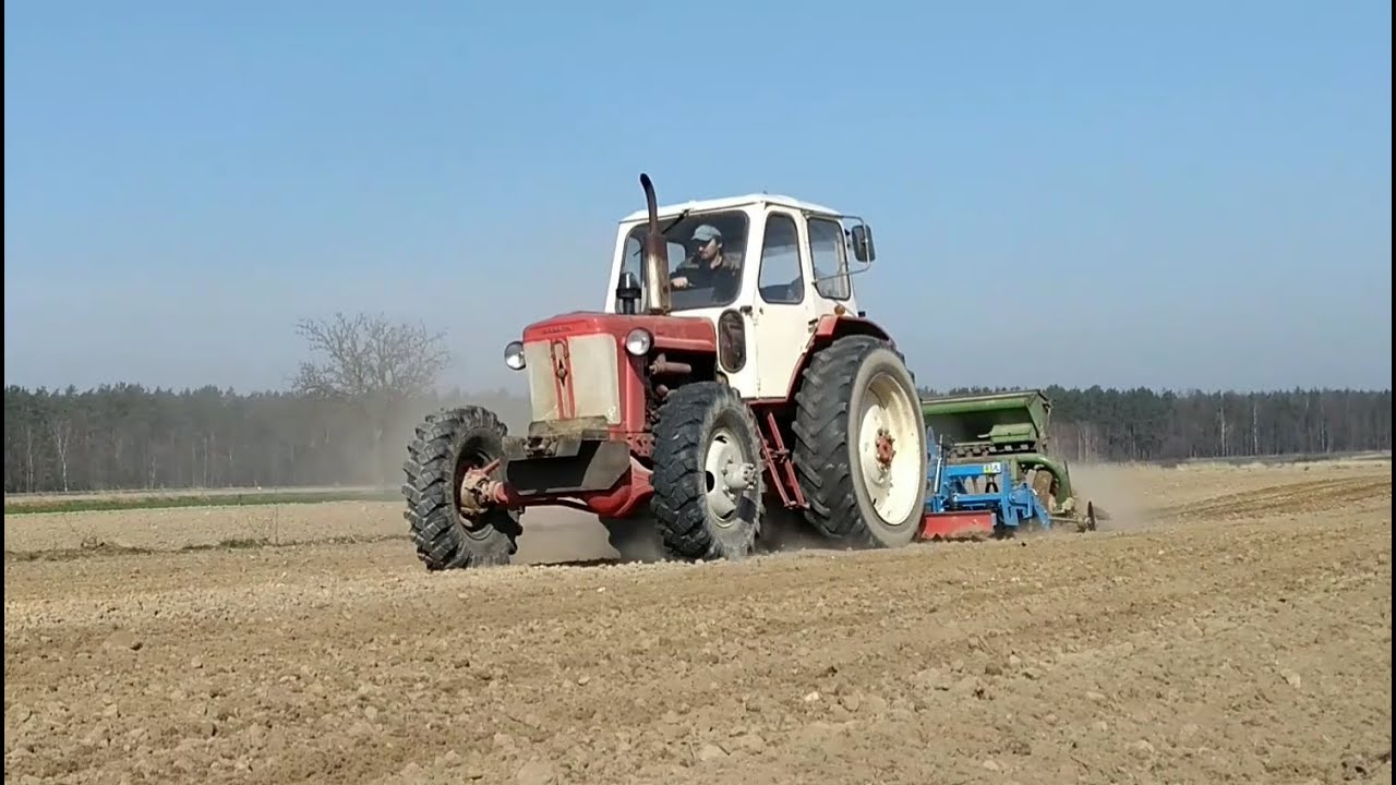 Jumz 4x4 ЮМЗ siew łubinu+Ursus c330