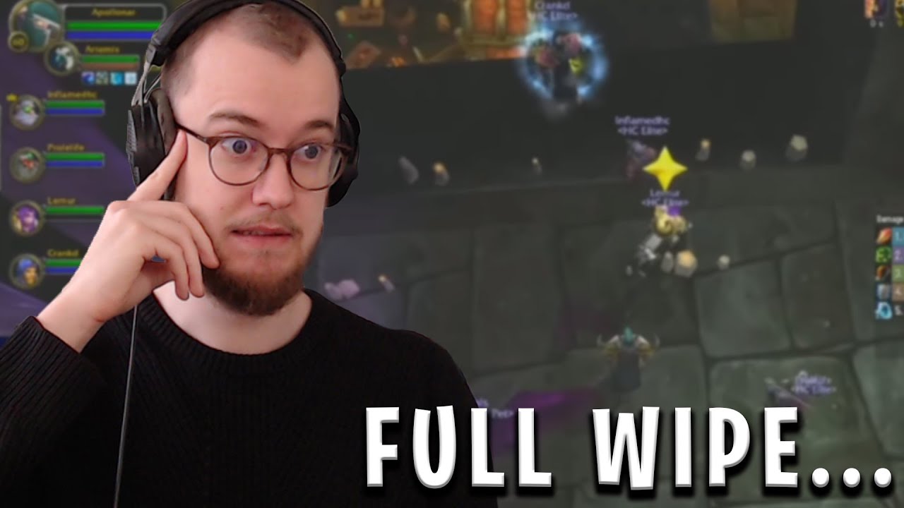 This entire LBRS group wiped on 1 life characters...