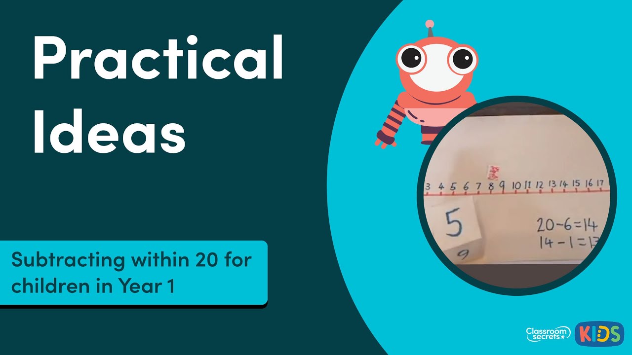 Subtracting within 20 for children in Year 1