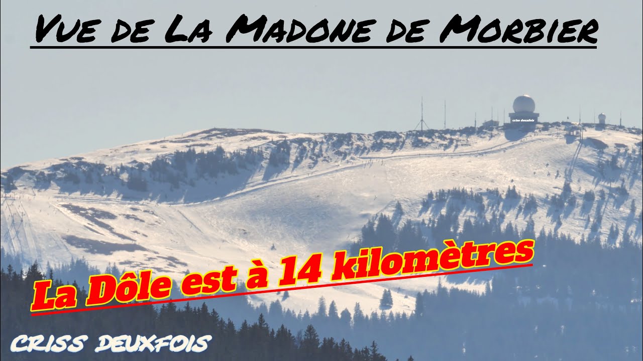 Belvédère de La Madone de Morbier ; Vue Sur La Dôle ; Morez ; Massif du Jura ; 39 ; Tancua ; France
