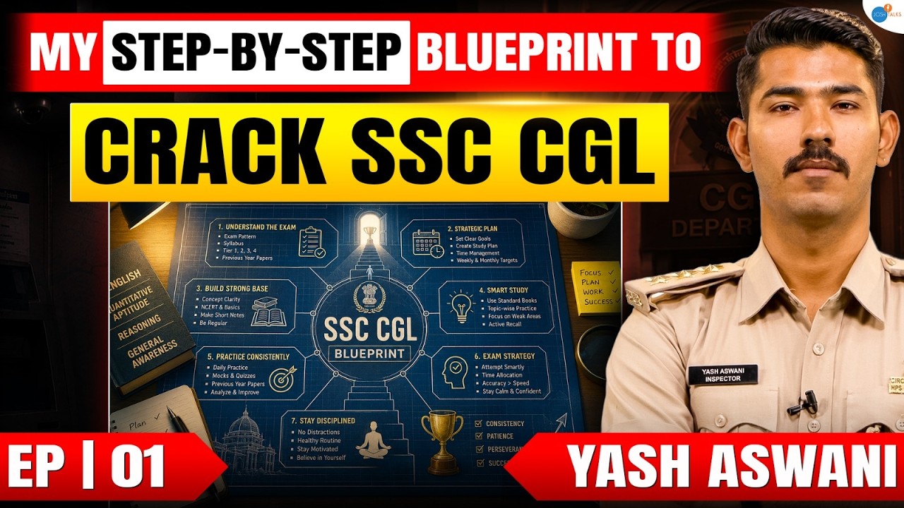How I Cracked SSC CGL & Became a GST Inspector | Yash Aswani | SSC CGL Strategy | Josh Talks #tips
