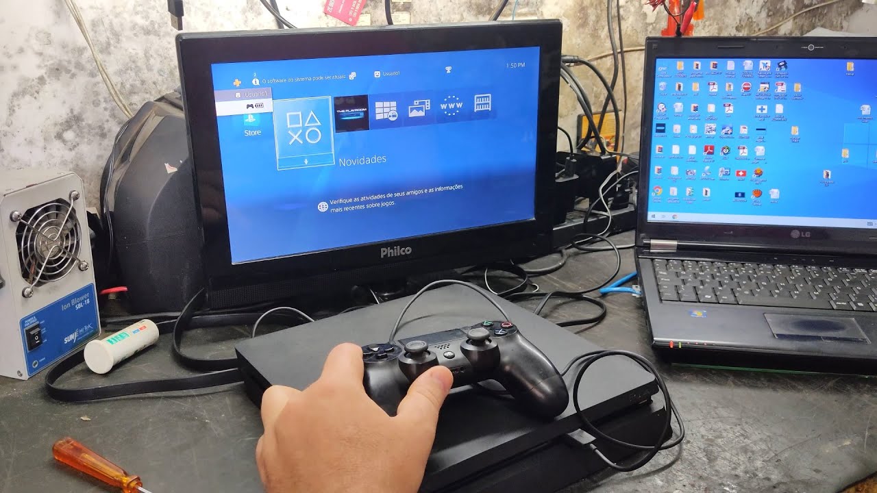 Ps4 tela preta nao liga reiniciando logo infinito resolvido