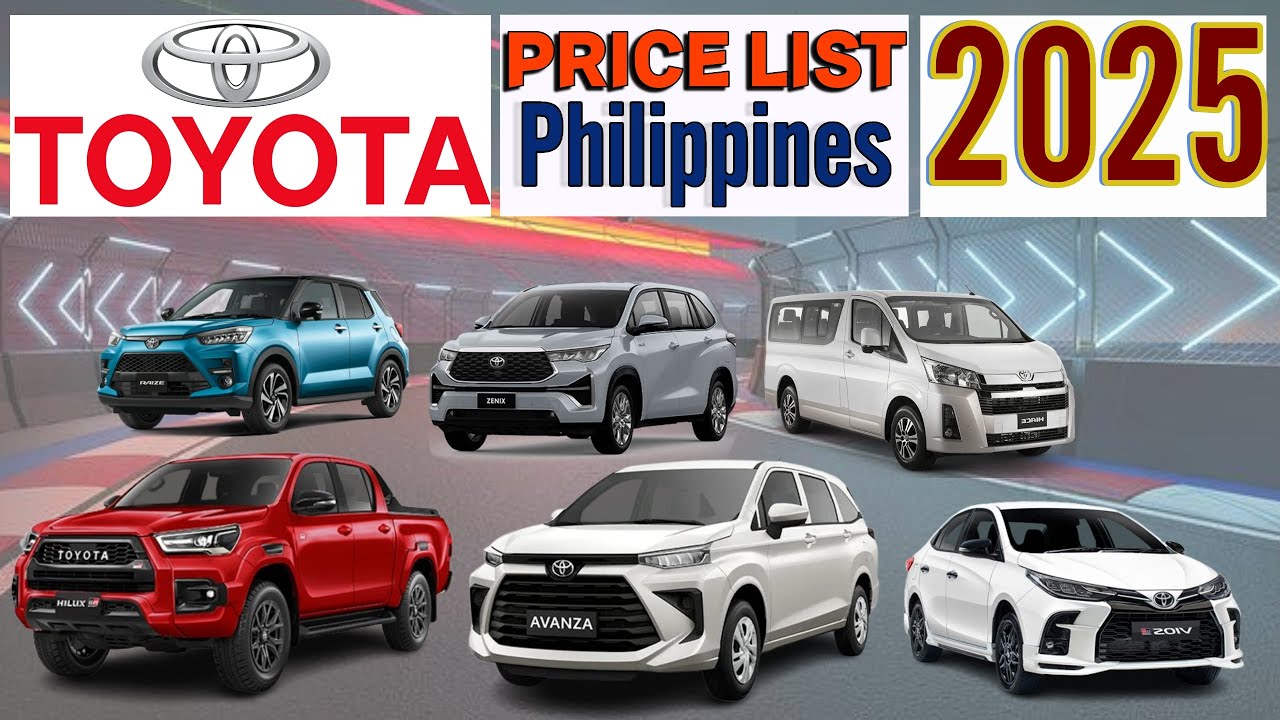 Toyota Price List in Philippines 2025