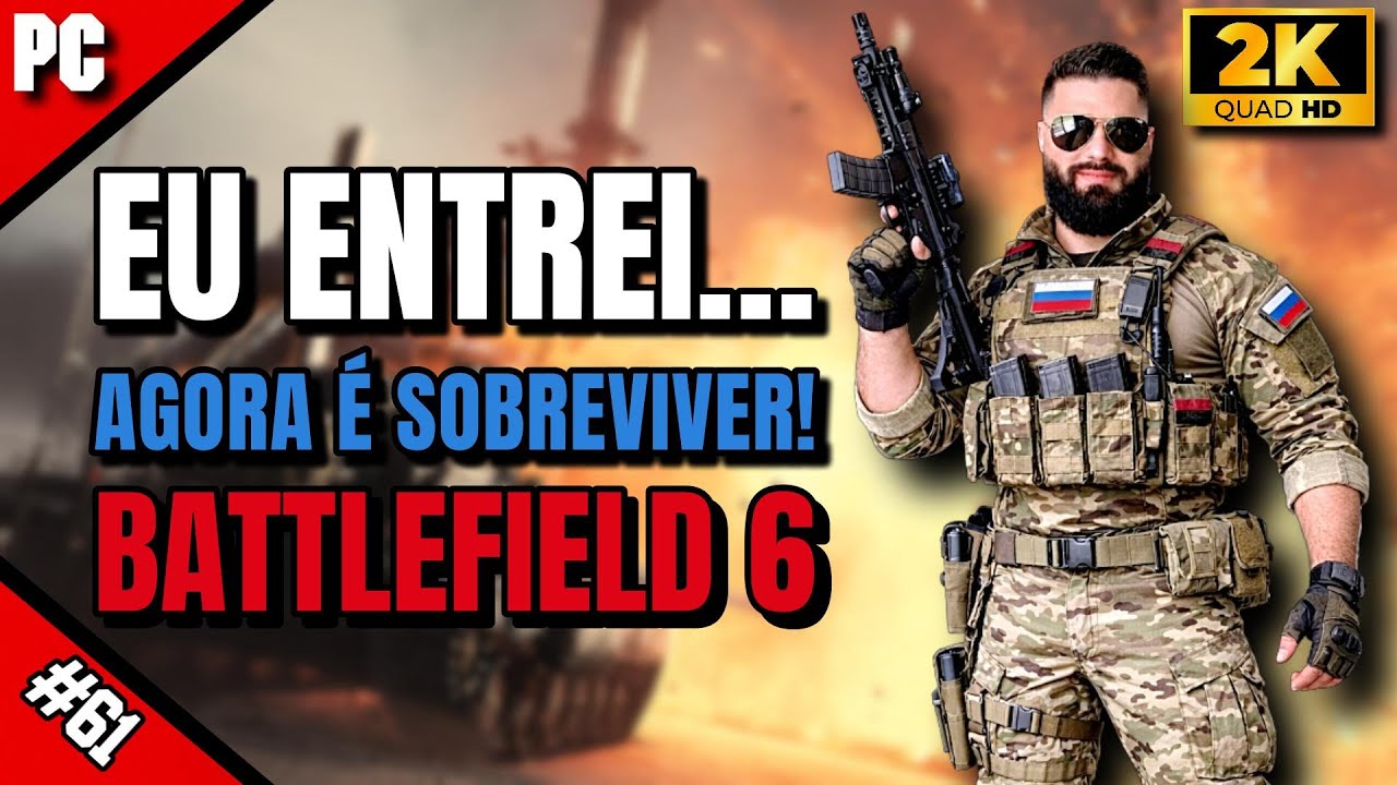 Hoje Hoje o objetivo é simples: sobreviver 😬💣 #Battlefield6 #Live #FPS #Gameplay #GamerBR