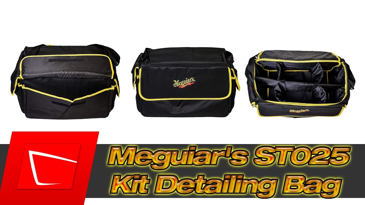 Meguiar's ST025 Kit Detailing Bag Large Tasche unter 28€ im Test - Größe und was passt alles rein?