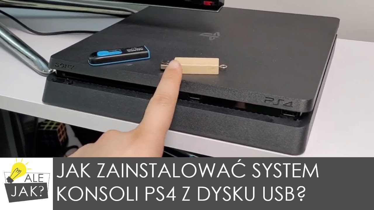 Jak zainstalować system konsoli PS4 z dysku USB? | alejaktozrobic