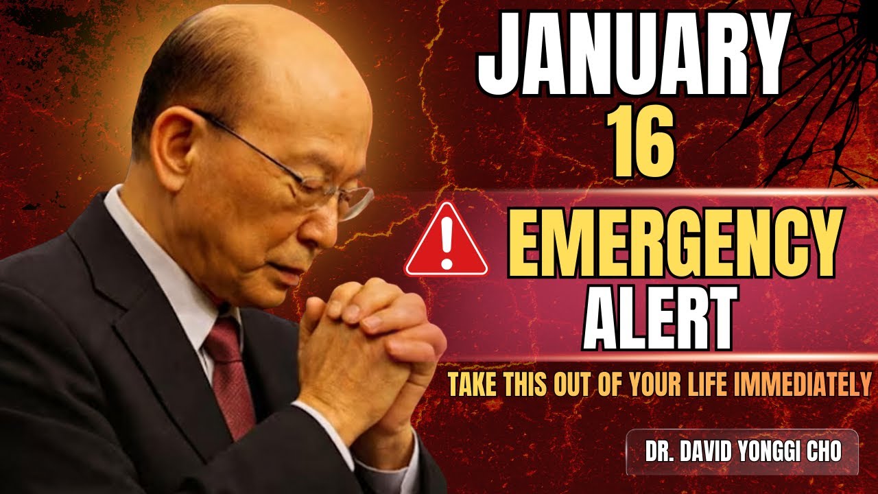 God’s Urgent Warning: Take This Out of Your Life Immediately | Dr. David Yonggi Cho