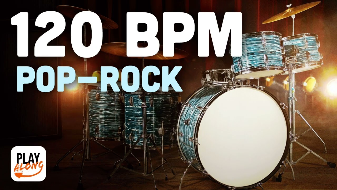 [120BPM] Pop-Rock Drum Backing Track - 2