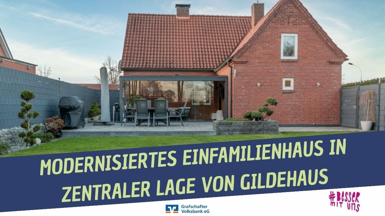 Modernisiertes Einfamilienhaus in zentraler Lage von Gildehaus