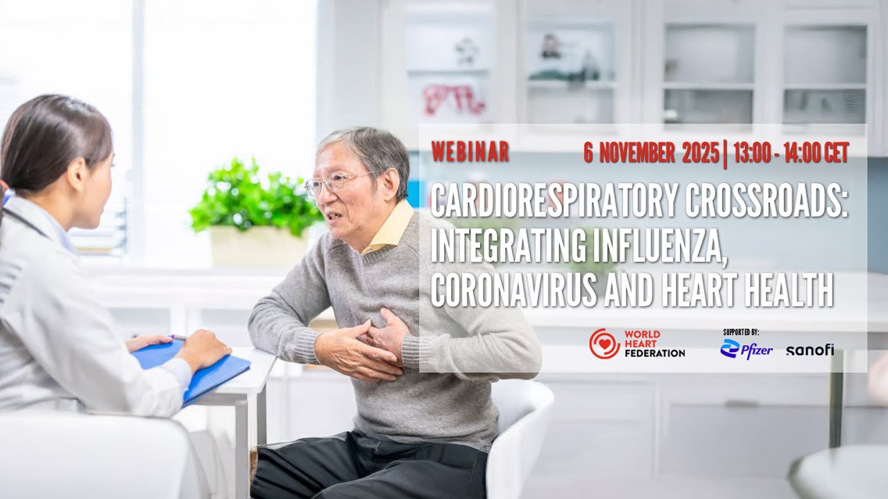 Webinar - Cardiorespiratory crossroads  Integrating influenza, coronavirus and heart health