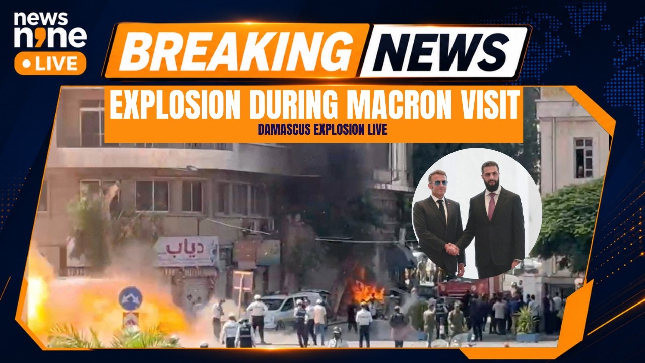 Syria Blast: Explosions Near Hotel Where Emmanuel Macron Was Scheduled to Stay in Damascus