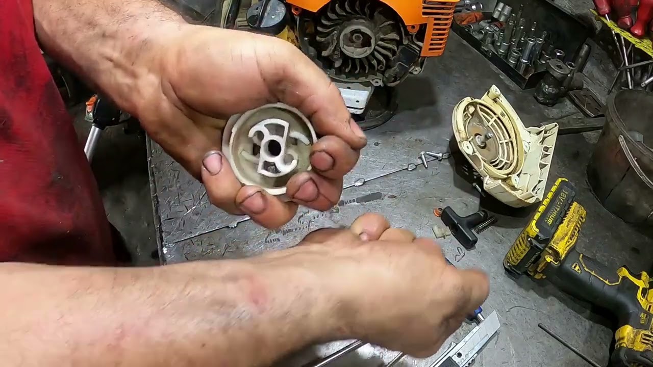 Stihl Fr 480 Motorlu Tırpan Starter ip değişimi Nasıl yapılır / Motorlu Tırpan Tamiri