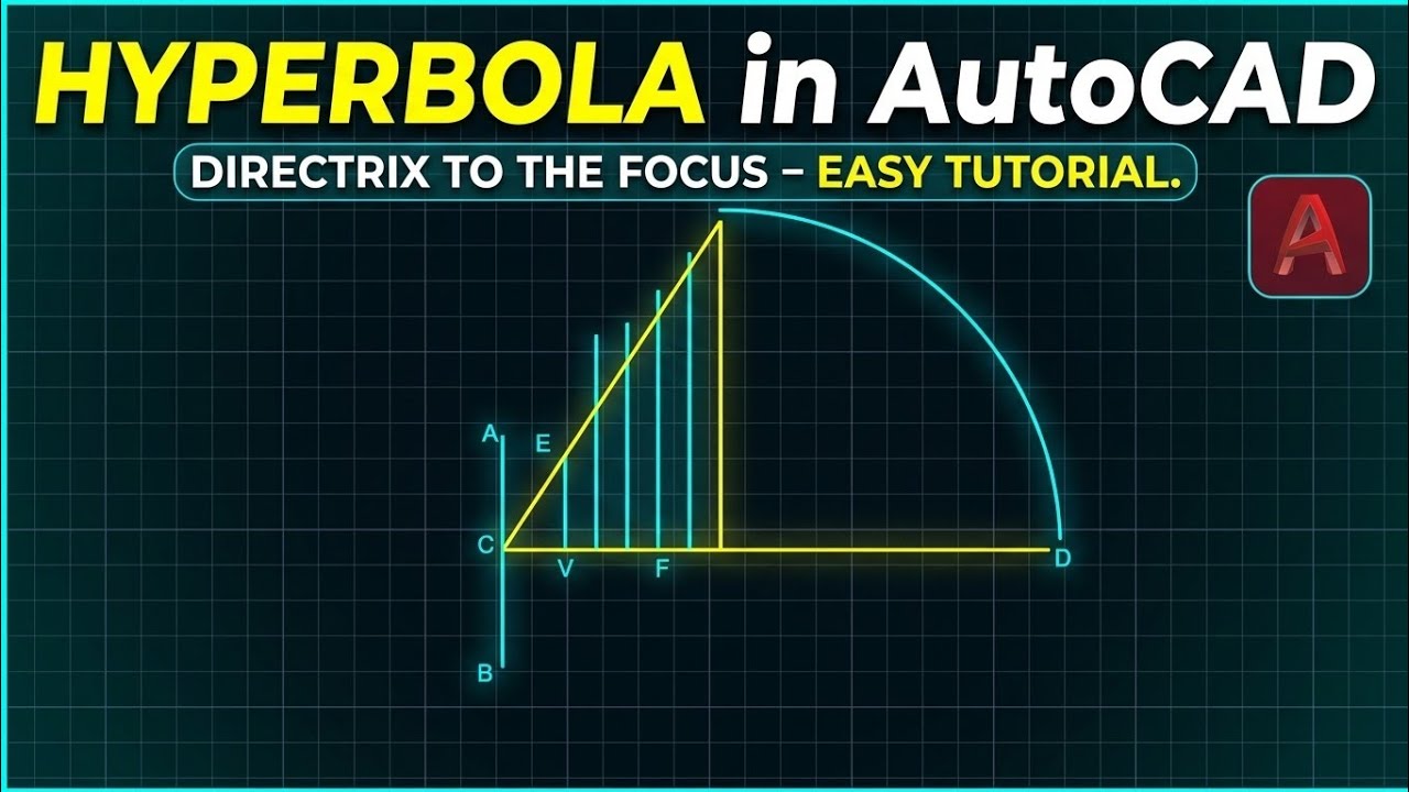 Гипербола в AutoCAD