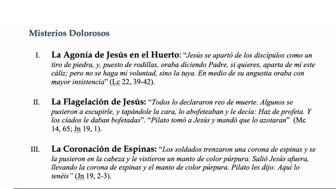 CADENA DE ORACI&Oacute;N