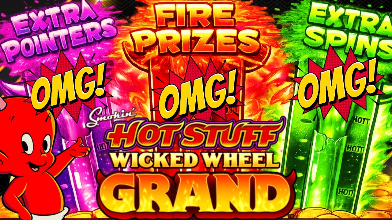 HOTT HOTT HOTT!! TRIPLE POP PAID!! 🔥 SMOKIN' HOT STUFF WICKED WHEEL GRAND Slot Machine (EVERI)