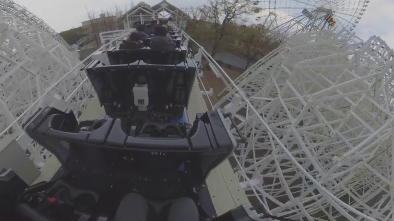 白鯨  360度ライド動画 あまりの迫力に2:00過ぎに呆然となっております…。ナガシマスパーランド nagashimaspaland