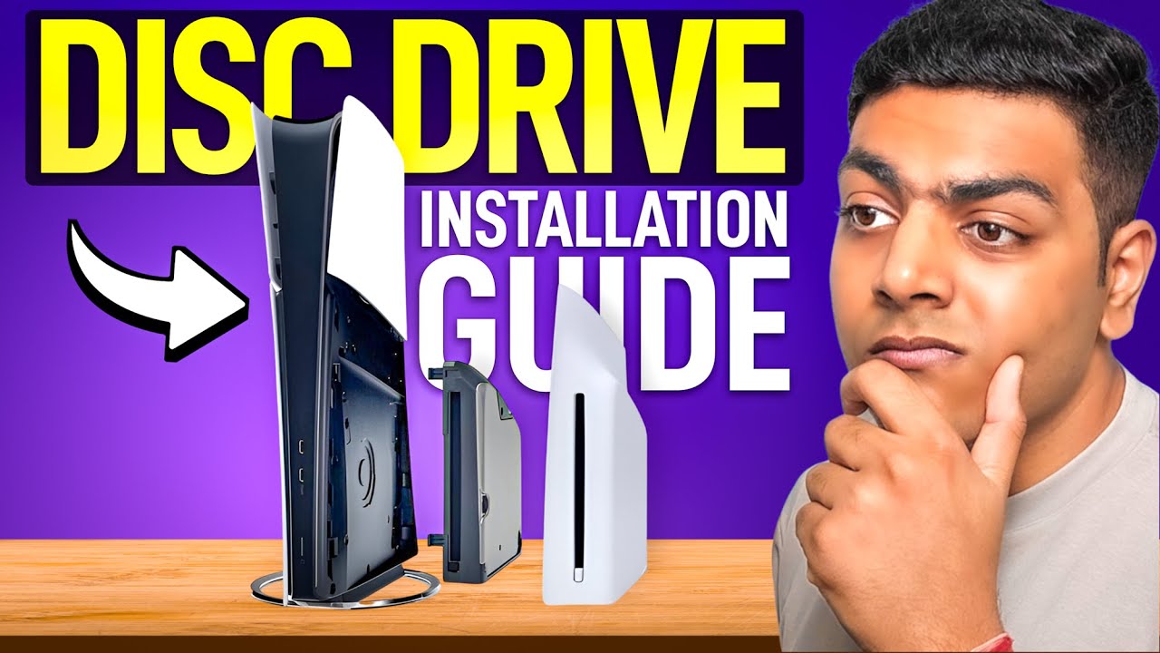 How To Install A Disc Drive In PS5 Slim & PS5 Pro | PS5 Vertical Stand Installation | HINDI Tutorial