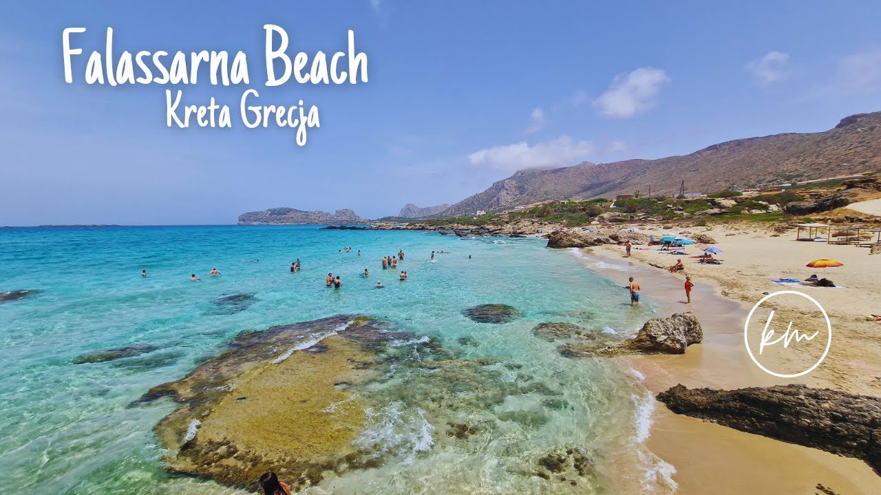 Falassarna Beach - najlepsza egzotyczna plaża na Krecie Grecja
