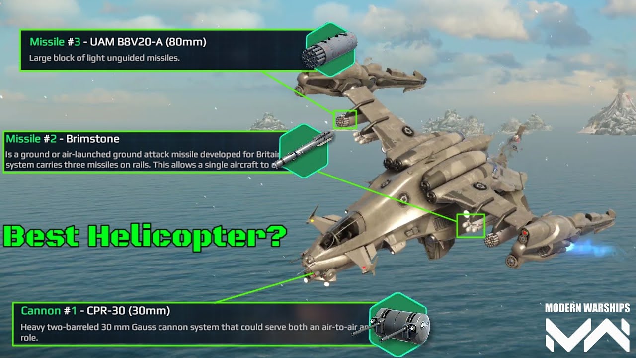 Copperhead Helicopter (CH-1) Full Review and Test | Prove Your Luck! | Modern Warships