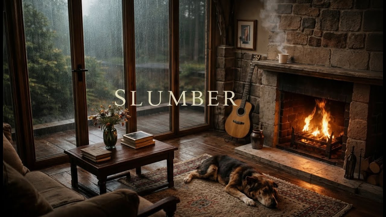 Rain Ambience with Acoustic Guitar for Mental Calm, Sleep & Stress Recovery