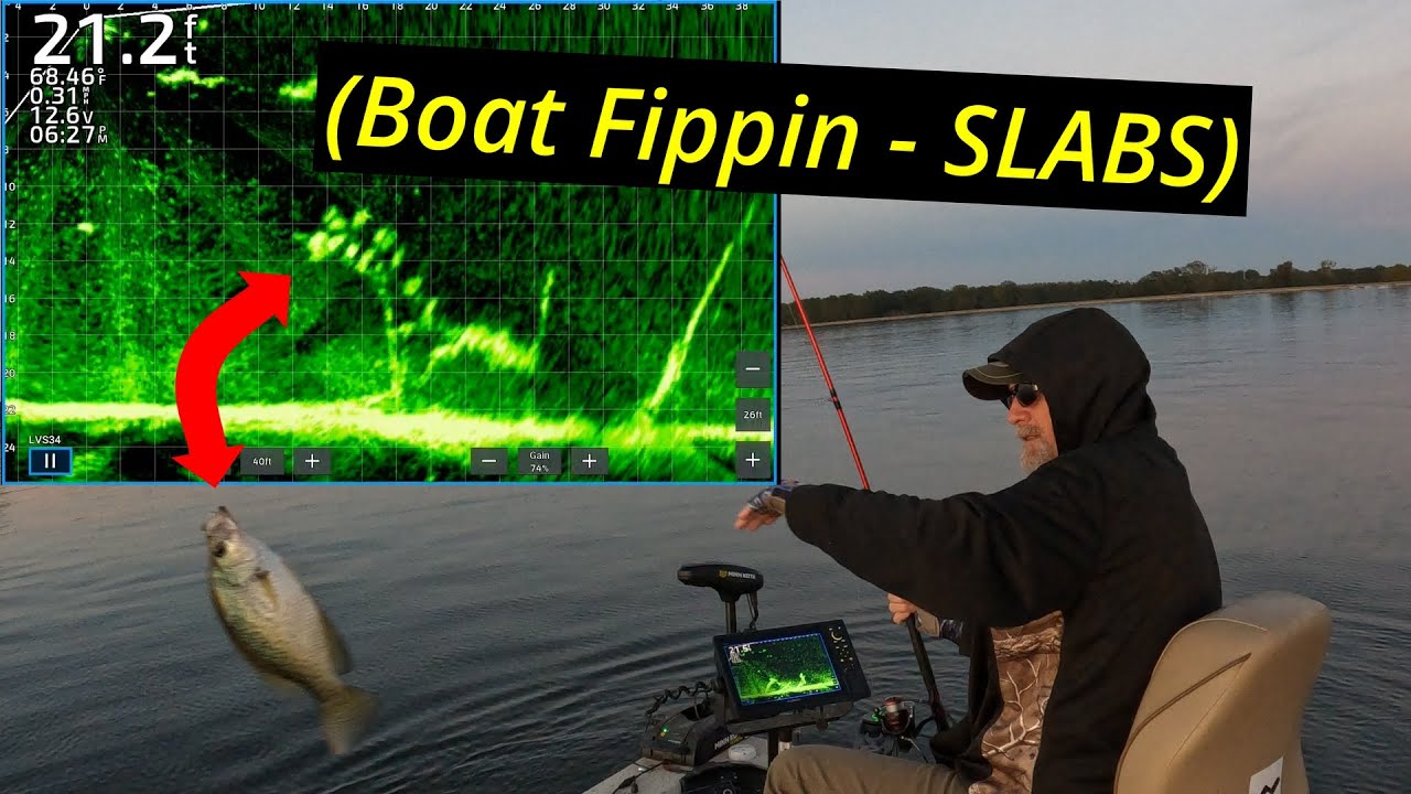 FALL LIVESCOPE CRAPPIE - Boat Fippin’ the SLABS!!